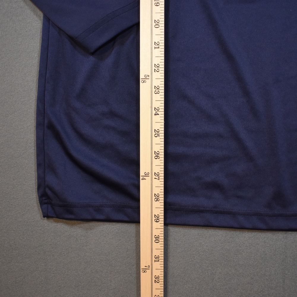 Columbia PFG Terminal Tackle Hoodie Shirt Mens Large Navy Blue Red Omni-Shade - Picture 6 of 8